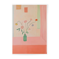 Floral Still Life Photographic Print, Vase Art Print, Flower Bouquet Photography, Botanical Wall Art, Home Decor, Modern Art - Tawshia