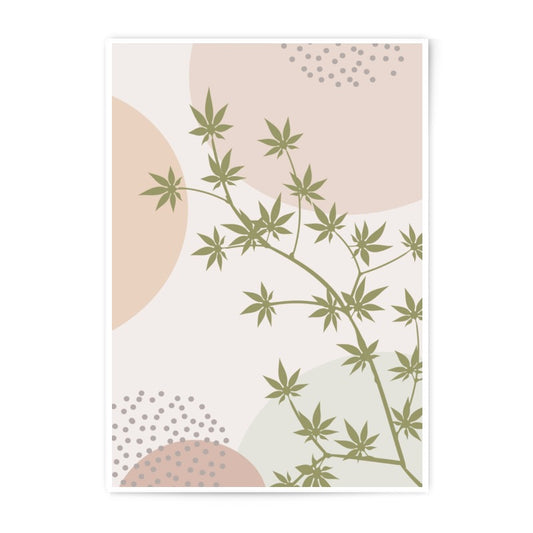 Japanese Maple Photographic Print, Abstract Botanical Art, Boho Wall Decor, Nature Inspired Photo, Modern Home Decor - Tawshia