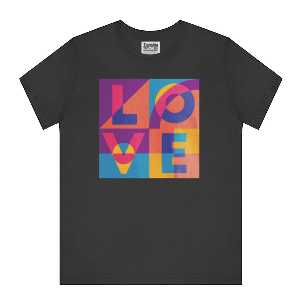 Abstract Love Design Graphic T-Shirt product type