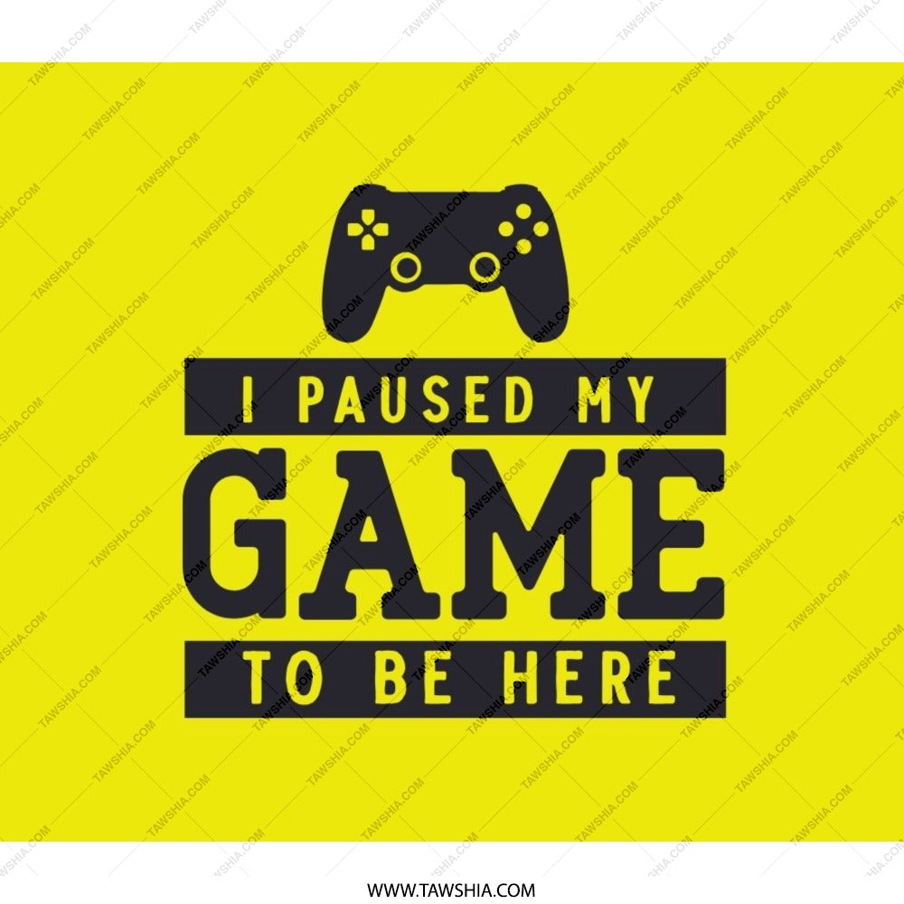 Gamer BackPack, Funny Gaming BackPack, I Paused My Game to Be Here BackPack, Gift For Gamer, Student BackPack, School BackPack - Tawshia