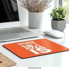 Funny Pizza Mouse Pad, Home Is Where Pizza Is, Office Desk Decor, Food Lover Gift, Gamer Mouse Pad, Cute Mousepad, Pizza Lover Gift - Tawshia
