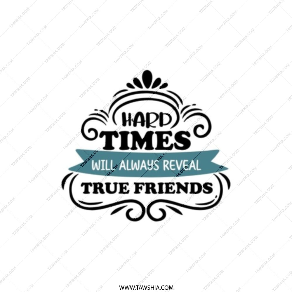 True Friends Pocket Mirror, Friendship Quote Gift, Inspirational Compact Mirror, Best Friend Present, Pocket Mirror - Tawshia