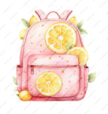 Lemon Backpack Mug, Cute Backpack Gift, Citrus Design Mug, Backpack Lover Gift, Trendy Backpack Mug - Tawshia