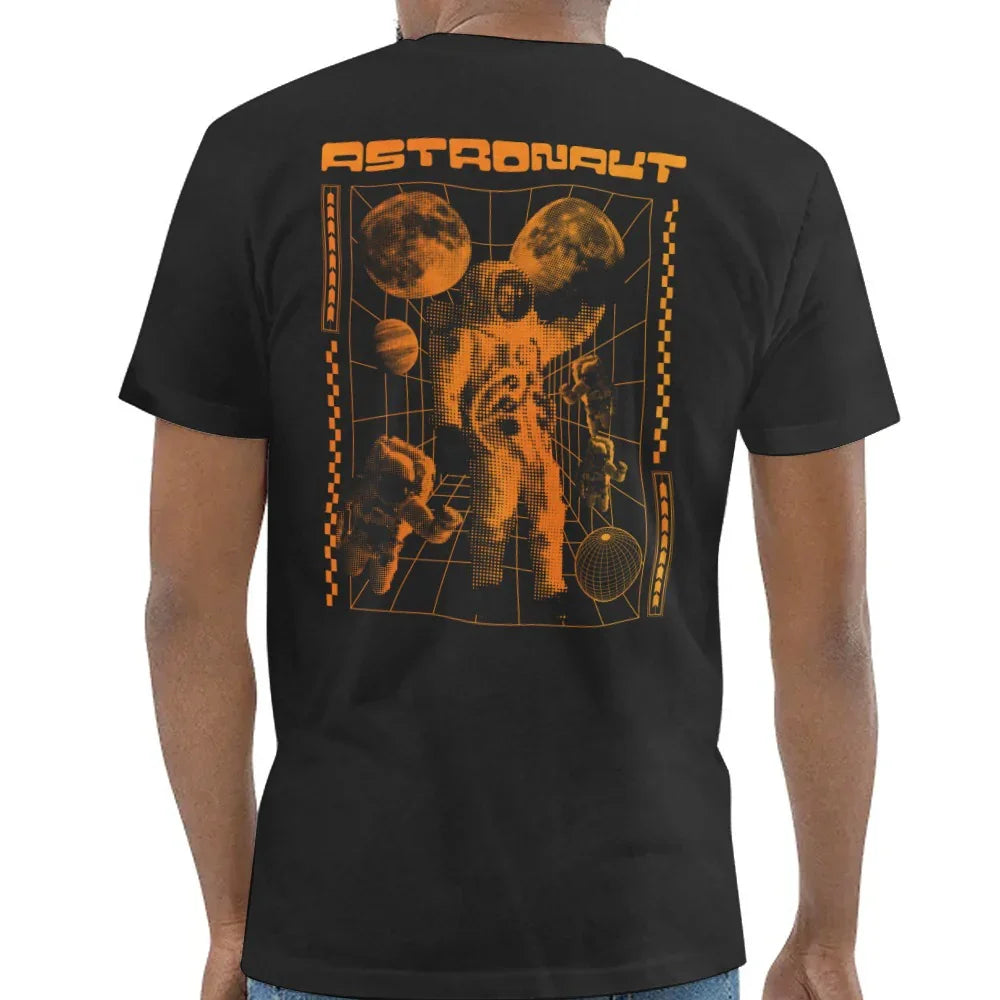 Astronaut Graphic Design Black T-shirt product