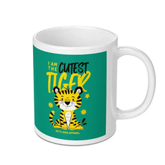 I Am The Cutest Tiger Kids Apparel Mug product type