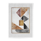 Abstract Geometric Art Photographic Print, Modern Shapes Wall Decor, Contemporary Home Art Print, Minimalist Design Artwork - Tawshia