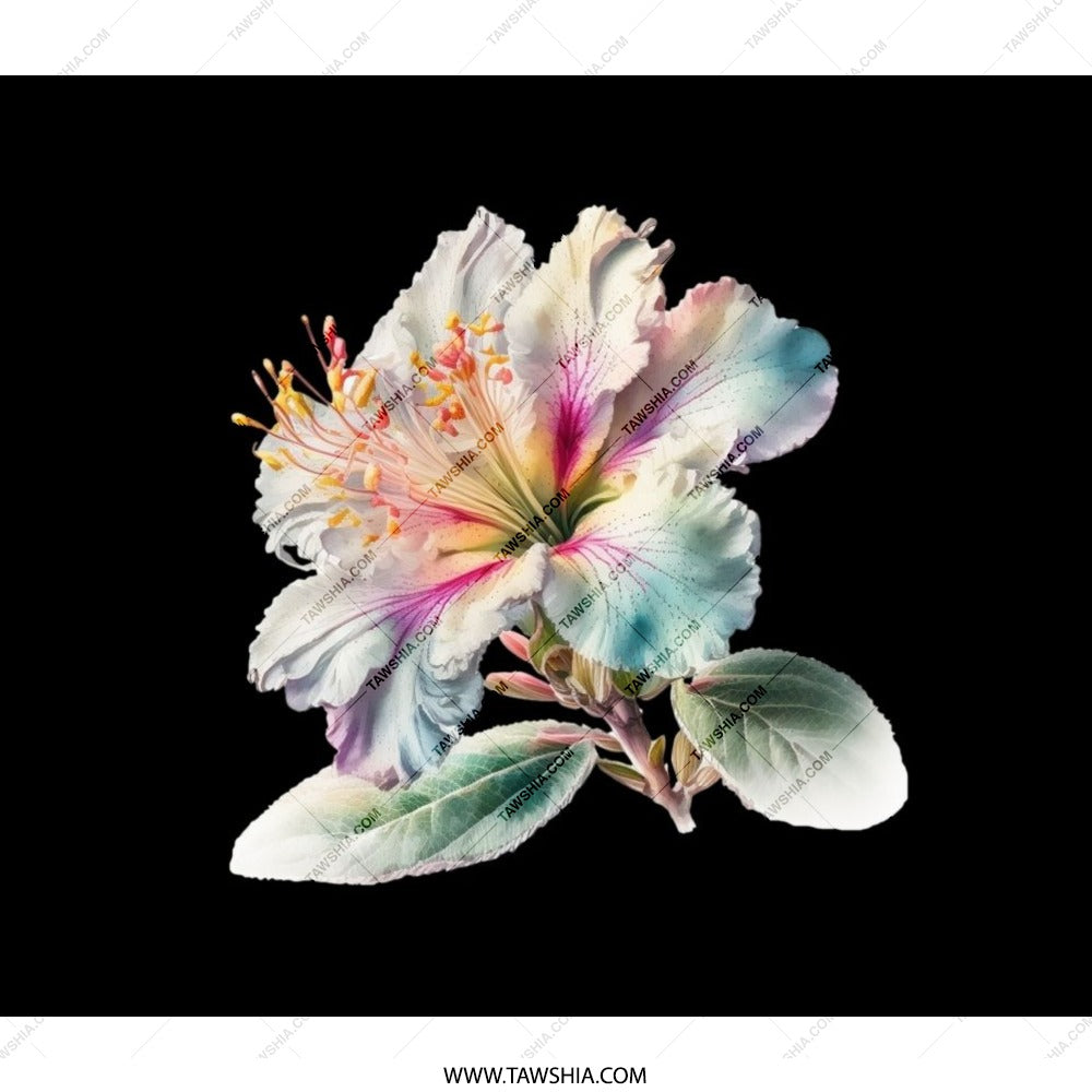 Floral Backpack, Rhododendron Flower Backpack, Colorful Flower Art, Nature Inspired Bag, Stylish Backpack, Gift for Her, College Backpack - Tawshia