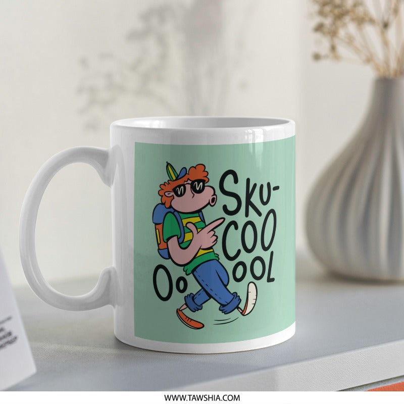 Skater Dinosaur Cool Design Printed Mug product
