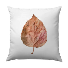 Autumn Leaf Pillow, Fall Decor, Botanical Pillow, Nature Inspired Cushion, Leaf Print Throw Pillow, Rustic Home Accent, Cozy Decor - Tawshia