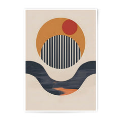 Modern Geometric Photographic Print, Abstract Art Wall Decor, Minimalist Poster, Shapes Art, Home Decor, Art Print, Circle and Curve Art - Tawshia