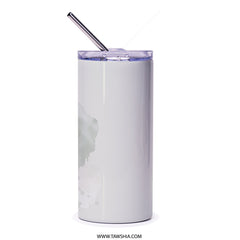 Floral Tumbler, Violet Pansy, Roses Tumbler, Elegant Flower, Gift for Her, Garden Lover Tumbler, Beautiful Tumbler, Floral Design - Tawshia