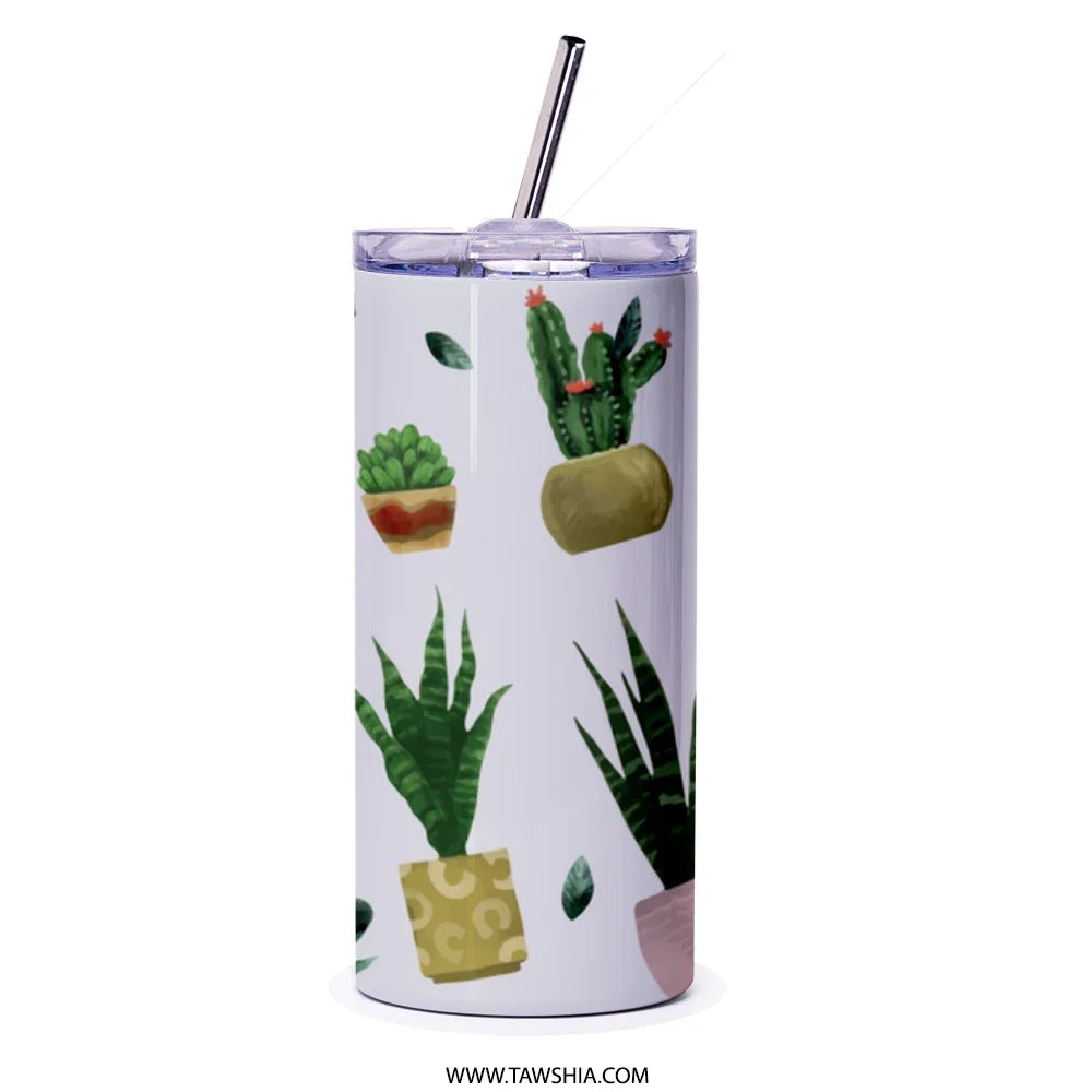 Cactus Print Double Wall Insulated Tumbler product
