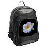 Plumeria Backpack, Floral Backpack, Flower Backpack, Elegant Backpack, Gift Idea, Travel Backpack, School Backpack, Cute Backpack - Tawshia