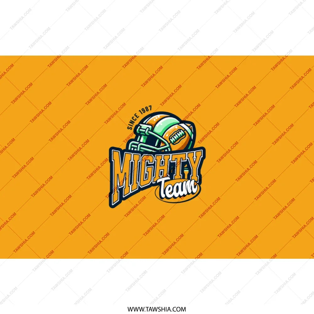 Mighty Team Football Retro Design Product