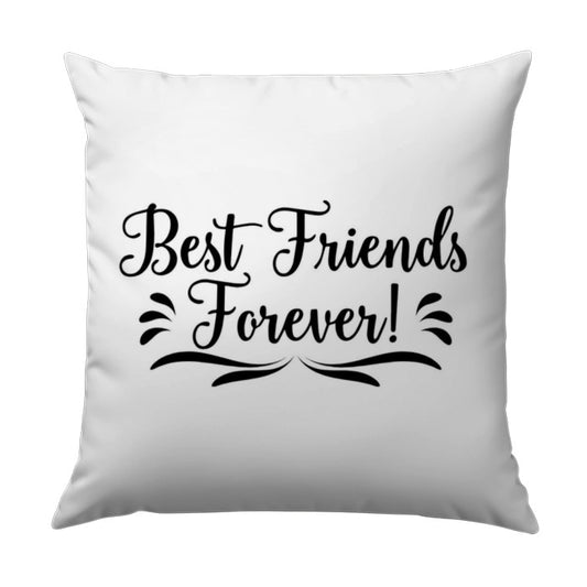 Best Friends Forever Pillow, Friendship Gift, Room Decor, Bestie Gift, BFF Pillow, Gift for Best Friend, Throw Pillow, Decorative Pillow - Tawshia