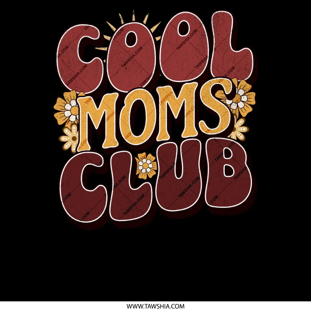 Cool Moms Club Graphic Design Product