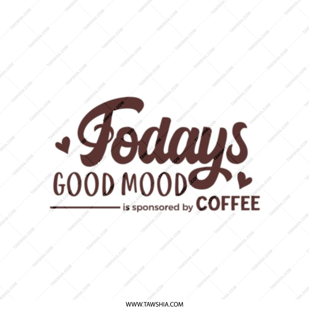 Coffee Lover Tote Bag, Todays Good Mood, Coffee Addict Gift, Trendy Tote Bag, Reusable Shopping Bag, Funny Coffee Bag, Gift for Her - Tawshia