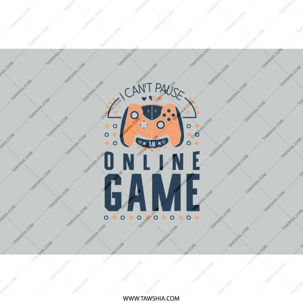 Gamer Tumbler, Funny Gaming Tumbler, I Cant Pause, Online Game Tumbler, Video Game Gift, Gift for Gamers, Gamer Gift, Novelty Tumbler - Tawshia