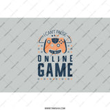 Gamer Tumbler, Funny Gaming Tumbler, I Cant Pause, Online Game Tumbler, Video Game Gift, Gift for Gamers, Gamer Gift, Novelty Tumbler - Tawshia