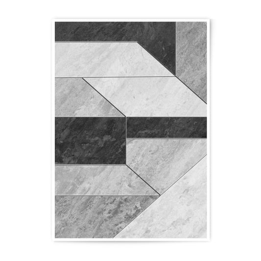 Abstract Geometric Art Photographic Print, Gray Tones Wall Decor, Minimalist Photo, Modern Art Print, Unique Gift Idea, Wall Art - Tawshia