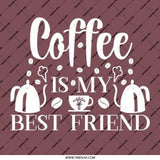 Coffee is My Best Friend Pinback Button, Caffeine Lover Gift, Coffee Lover, Coffee Humor, Fun Pin, Best Friend Present, Coffee Quote - Tawshia