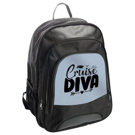 Cruise Diva BackPack, Vacation Ready BackPack, Cruise Trip Gift, Cruise BackPack for Her, Fun Gift for Cruise Lovers, Travel BackPack - Tawshia