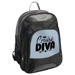 Cruise Diva BackPack, Vacation Ready BackPack, Cruise Trip Gift, Cruise BackPack for Her, Fun Gift for Cruise Lovers, Travel BackPack - Tawshia