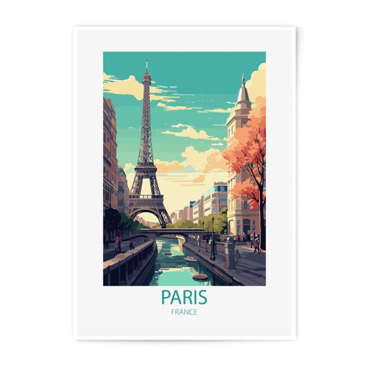 Paris France Photographic Print, Eiffel Tower Art, Cityscape Fine Art Photography, Travel Home Decor, Parisian Landmark Prints - Tawshia