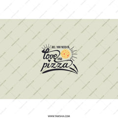 Love and Pizza Tumbler, Pizza Lover Gift, Foodie Tumbler, Gift for Her, Fun Tumbler, Pizza Design Tumbler, Personalized Tumbler - Tawshia