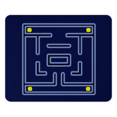Retro Maze Mouse Pad, 80s Arcade, Game Room Decor, Geek Gift, Cool Desk Accessory, Pacman Inspired, Square Design, Gamer Gift - Tawshia