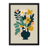 Floral Wall Art, Flower Bouquet Print, Abstract Flower Art, Modern Floral Art Print, Botanical Wall Decor, Housewarming Gift - Tawshia