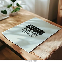 Soon to be Mom Photographic Prints, Expecting Mother Art, Pregnancy Gift, Baby Shower Decor, New Mom Gift - Tawshia