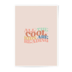 Cool Kids Reading Photographic Prints, Classroom Decor, Reading Nook Print, Educational Posters, Kids Room Art, Playroom Wall Art - Tawshia