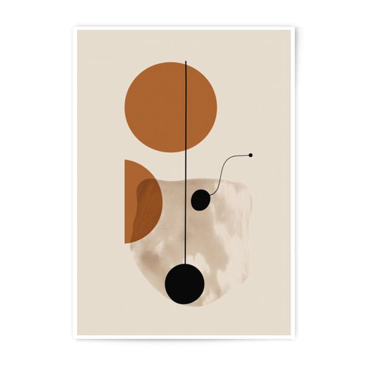Abstract Art Photographic Print, Modern Geometric Wall Art, Minimalist Design, Home Decor, Circle Art, Line Art, Contemporary Art Print - Tawshia