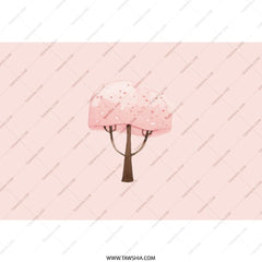 Pink Tree Tumbler, Watercolor Tree Tumbler, Floral Tumbler, Pink Tumbler, Tree Design Tumbler, Pretty Tumbler, Gift for Her, Spring Tumbler - Tawshia