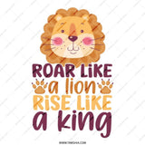Lion Tote Bag, Inspirational Tote Bag, King Tote Bag, Cute Animal Tote Bag, Gift for Animal Lovers, Motivational Tote Bag - Tawshia