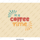 Coffee Time Backpack, Coffee Lover Gift, It Is Coffee Time Back Pack, Novelty Backpack, Stylish Back Pack, Trendy Backpack - Tawshia