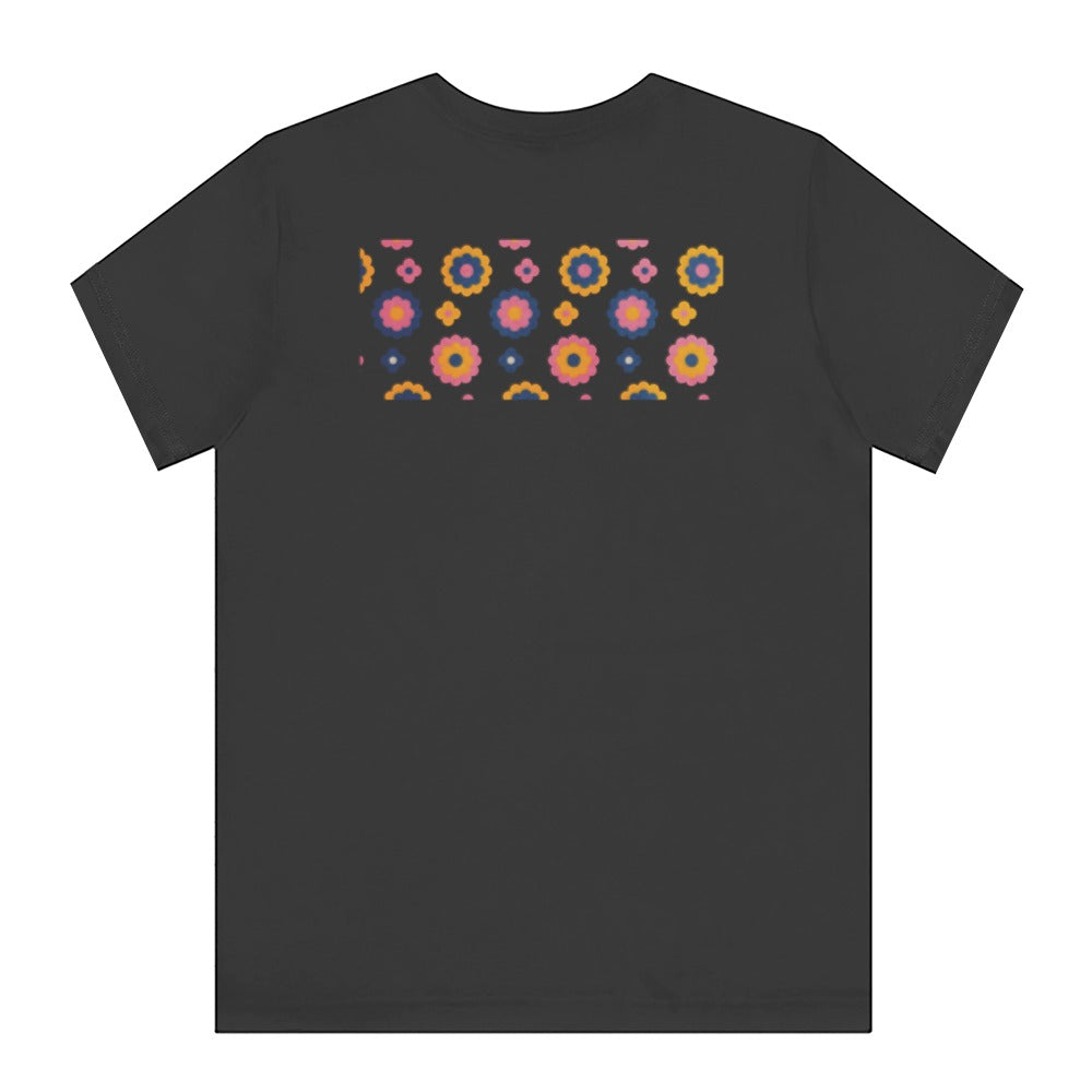Vibrant Floral Retro Graphic Pattern T-shirt product