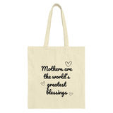 Mothers are the world's greatest blessings Tote Bag, Mother's Day gift, Mom appreciation gift, Cute Mothers Day Present - Tawshia