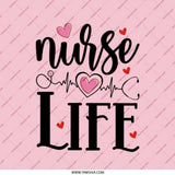 Nurse Life Pinback, Heartbeat Pin, Nurse Gift, Healthcare Pin, Medical Pin, Appreciation Pin, Doctor Pin, Nursing School, Heart Love Pin - Tawshia