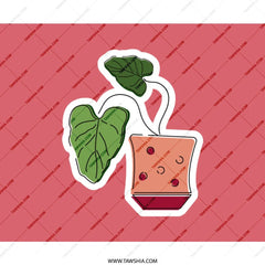 Potted Plant Mouse Pad, Cute Desk Accessory, Home Office Decor, Plant Lover Gift, Modern Mousepad, Office Gift Idea, Stylish Desk Mat - Tawshia