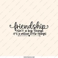 Friendship Pocket Mirror, Friend Gift, Best Friend, Sister Gift, Quote Mirror, Makeup Mirror, Gift for Her, Inspirational Gift - Tawshia