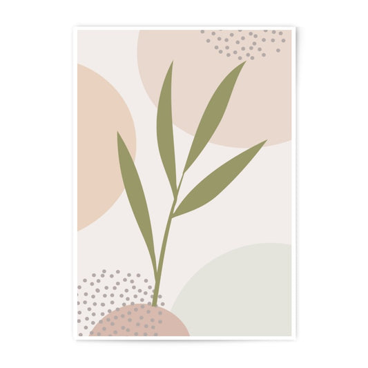 Minimalist Plant Photographic Print, Abstract Botanical Art, Modern Wall Decor, Neutral Colors Print, Home Decor, Nature Photography - Tawshia