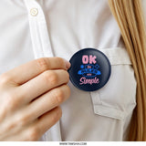Ok the rules are simple Pinback Button, Gamer Pin, Geek Gift, Gaming Button, Simple Gamer Pinback Button, Video Gamer Button, Gift for - Tawshia