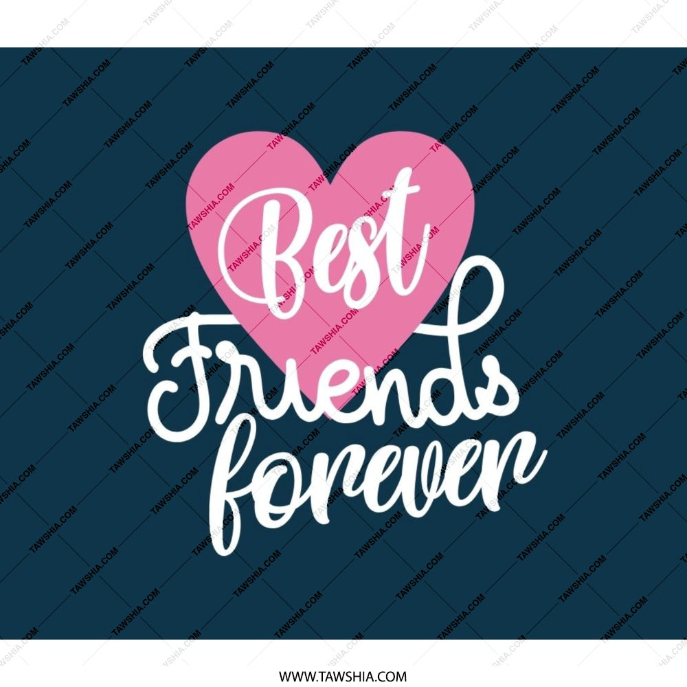 Best Friends Forever Backpack, Friendship Backpack, Gift for Best Friend, BFF Backpack, Matching Backpack, School Backpack - Tawshia