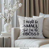 Baby Boss Pillow, Nursery Decor Pillow, New Baby Gift Pillow, Funny Baby Pillow, Baby Shower Pillow, Kids Room Decor - Tawshia
