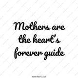 Mothers Heart Tote, Forever Guide Bag, Mom Gift, Mothers Day, Shopping Bag, Cute Tote, Quote Tote, Everyday Tote, Gift for Her - Tawshia