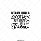 Brother Friend Pocket Mirror, Sibling Gift, Best Brother Ever Mirror, Birthday Gift for Brother, Compact Mirror, Brother Quote - Tawshia