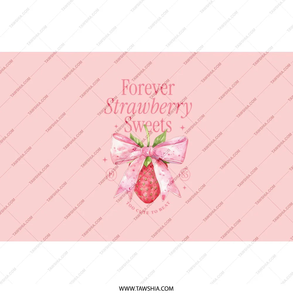 Forever Strawberry Sweets Bow Design product
