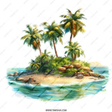 Tropical Island Mug, Beach Getaway Coffee Mug, Palm Tree Ocean Scene, Vacation Vibes, Summer Holiday Gift, Gift for Her, Gift for Him - Tawshia